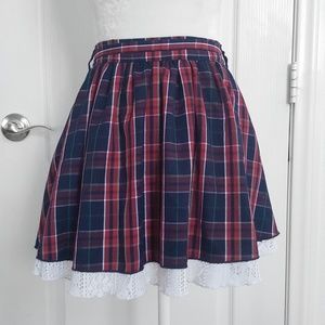 Japanese Plaid Skirt